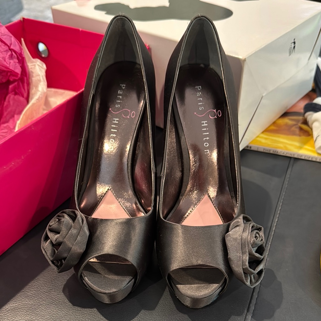 Brand New Paris Hilton Grey Heels